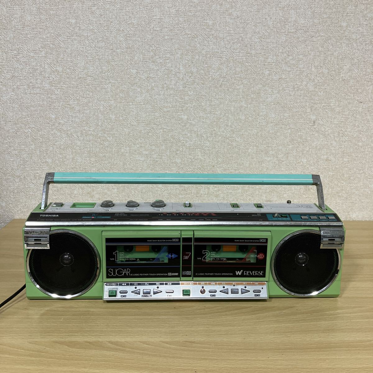 昭和レトロ～ 東芝 TOSHIBA RT-SWU9 SUGAR シュガー 完動品 美品