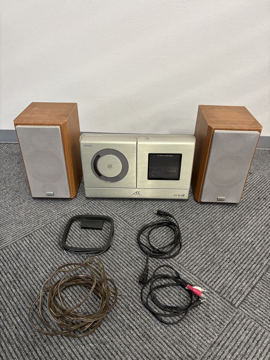 ジャンク品 SHARP シャープ システムコンポ VZ-V4 説明書付き◇RP-V4