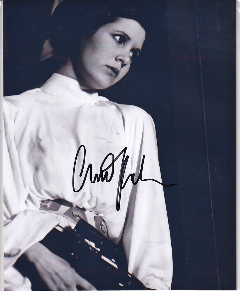 新品】□キャリー・フィッシャー☆スターウォーズ☆レイア姫☆大判☆9