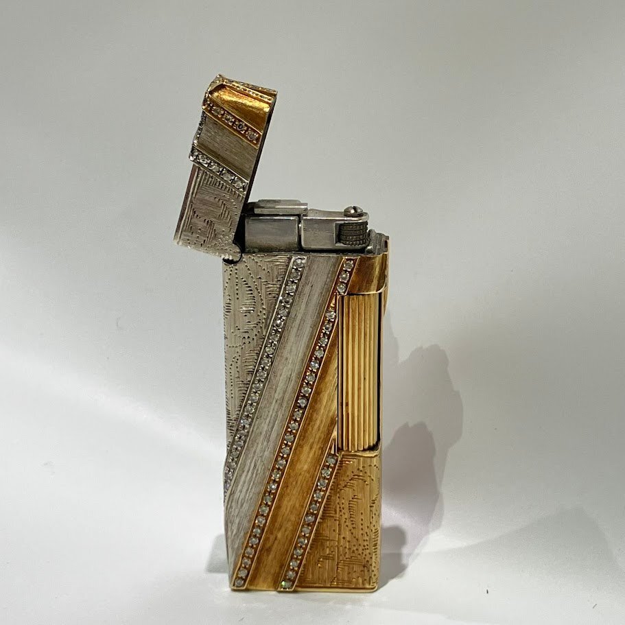 中古】【18K刻印有り】RoyKing ロイキング K18 18金 ガスライター