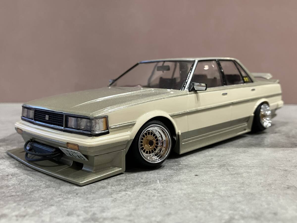 フジミ製 1／24 トヨタクレスタ GX71 街道レーサー 多彩色の