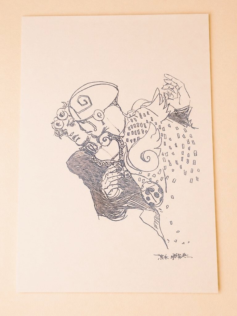 ジョジョ 複製原画 サイン リトグラフ 第三部の落札情報詳細 - Yahoo
