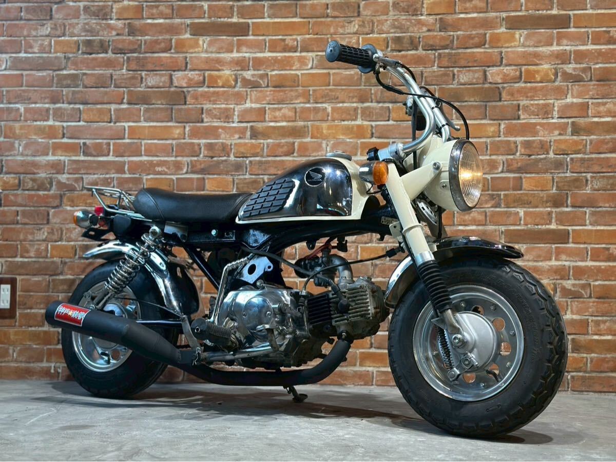 T【埼玉発】現状車 ホンダ ダックス ST50 Z50JE 12Vエンジン搭載 前後