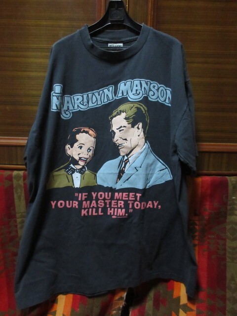激レアMARILYN MANSON mechanical animals 1998 Vintage tee XL 