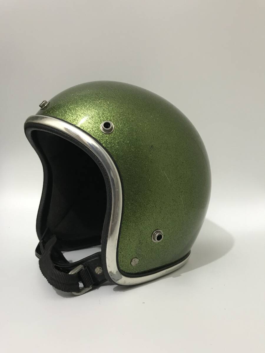 AF40 黒ラメ S ビンテージ ジェット ヘルメット アーサーフルマー