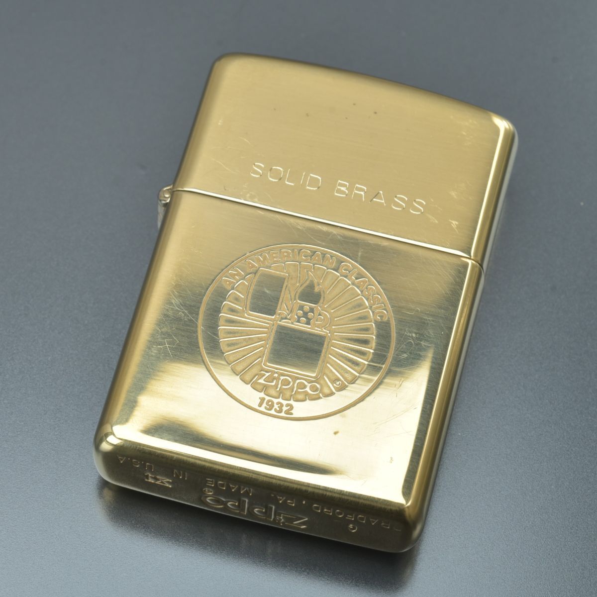 ZIPPO ジッポー SOLID BRASS 真鍮製 1989/1993 /1995年製 5点セット