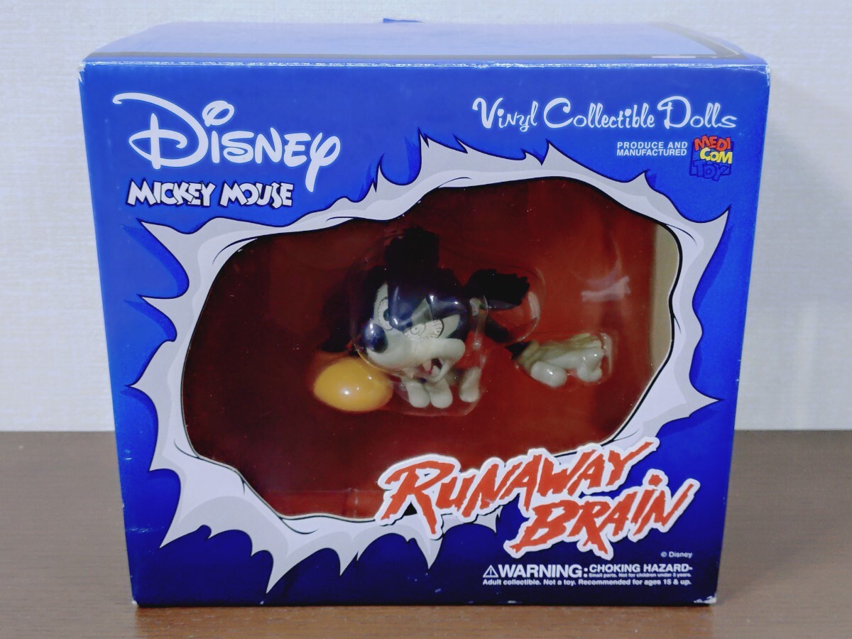 中古】メディコムトイ VCD ミッキーマウス Runaway Brain 狂乱ミッキー