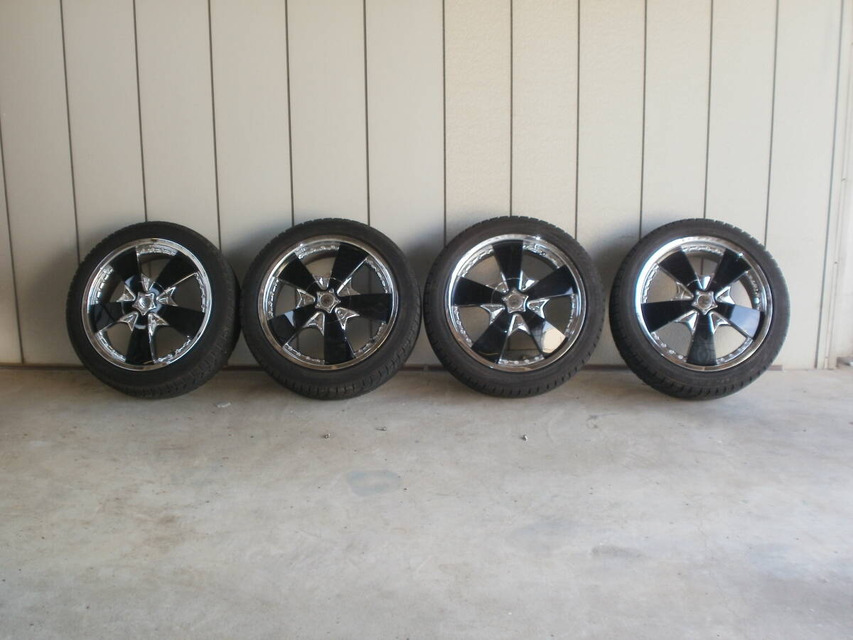 中古】15インチ 6J PCD139.7 6H 6穴 D21 テラノ 純正 メッキホイール