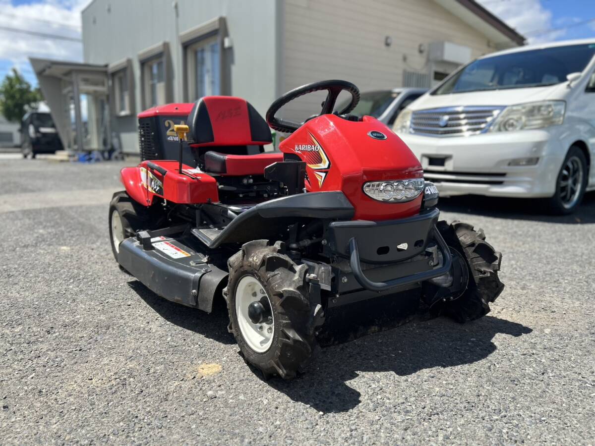 ☆ 中古 アテックス 刈馬王 Rー950 18馬力 乗用草刈機 ☆の落札情報