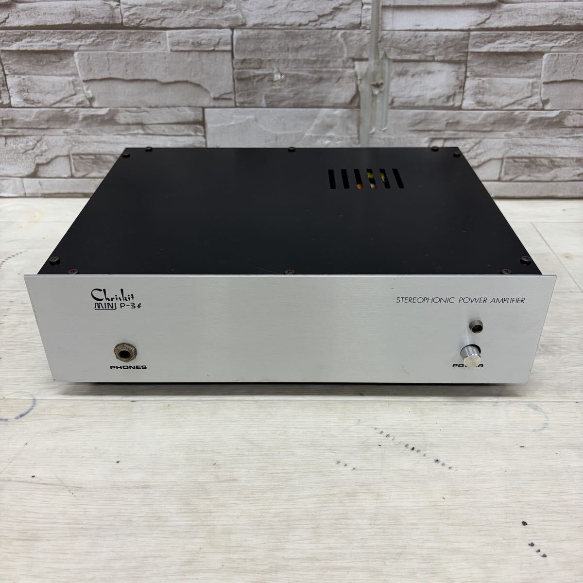 オーディオ機器 Chriskit クリスキット SOLIDSTATE STEREO AMPLIFIER