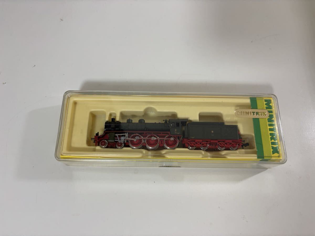 希少 MINITRIX Nゲージ ドイツ国鉄 外国車輛 鉄道模型 蒸気機関車 4両