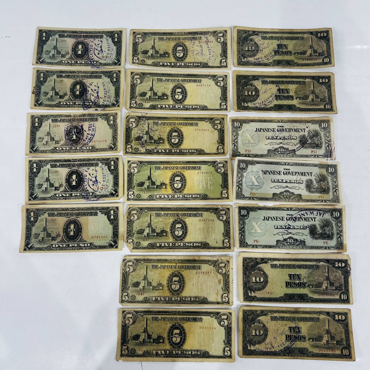 送料込み】大日本帝国政府 THE JAPANESE GOVERNMENT 軍票 ONE DOLLARS