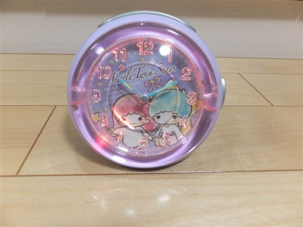 新品】サンリオ 2003年製☆キキララ☆目覚まし時計☆アラームクロック