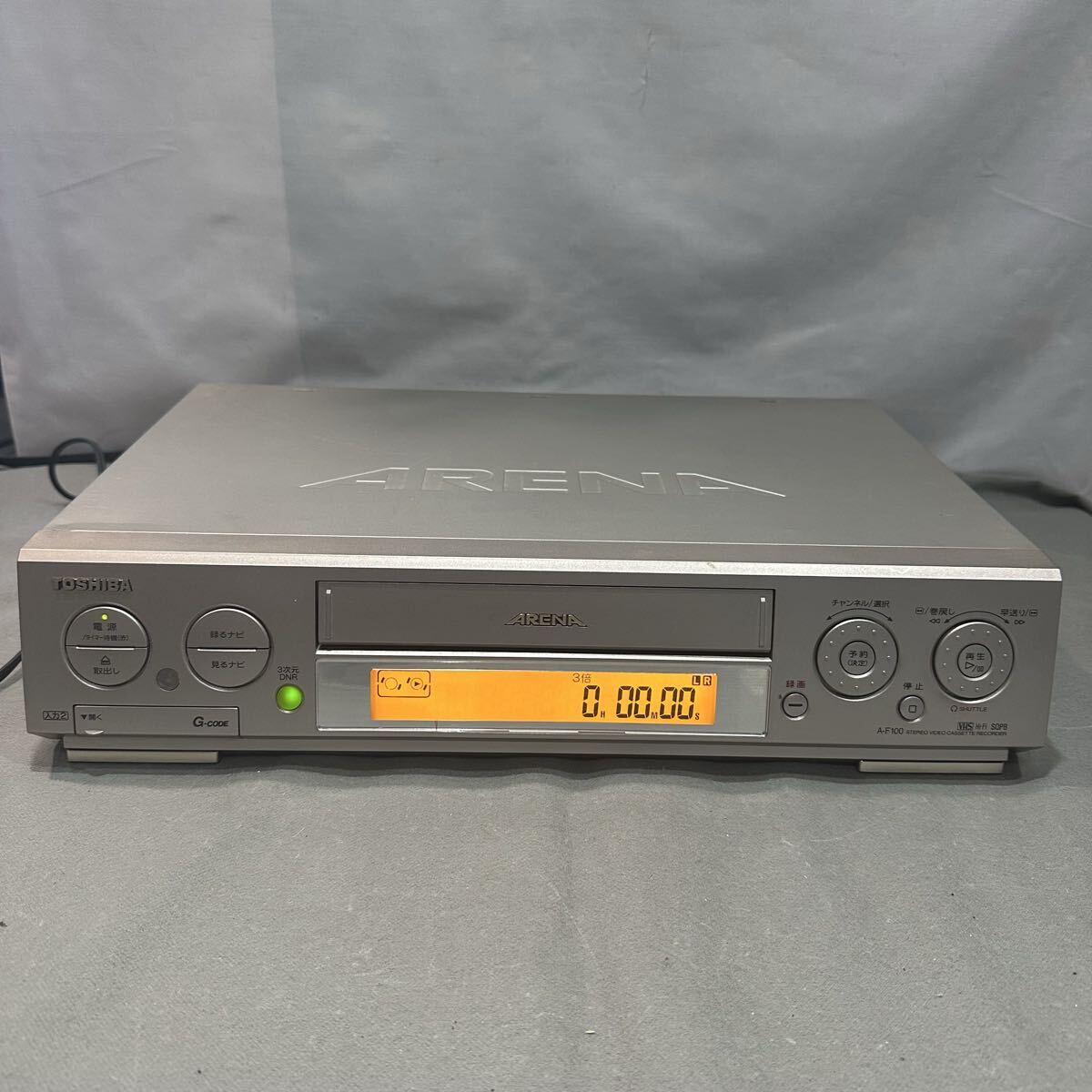 ○TOSHIBA VHCデッキ A-800HFD カセットVTR ビデオテープ 東芝 中古 