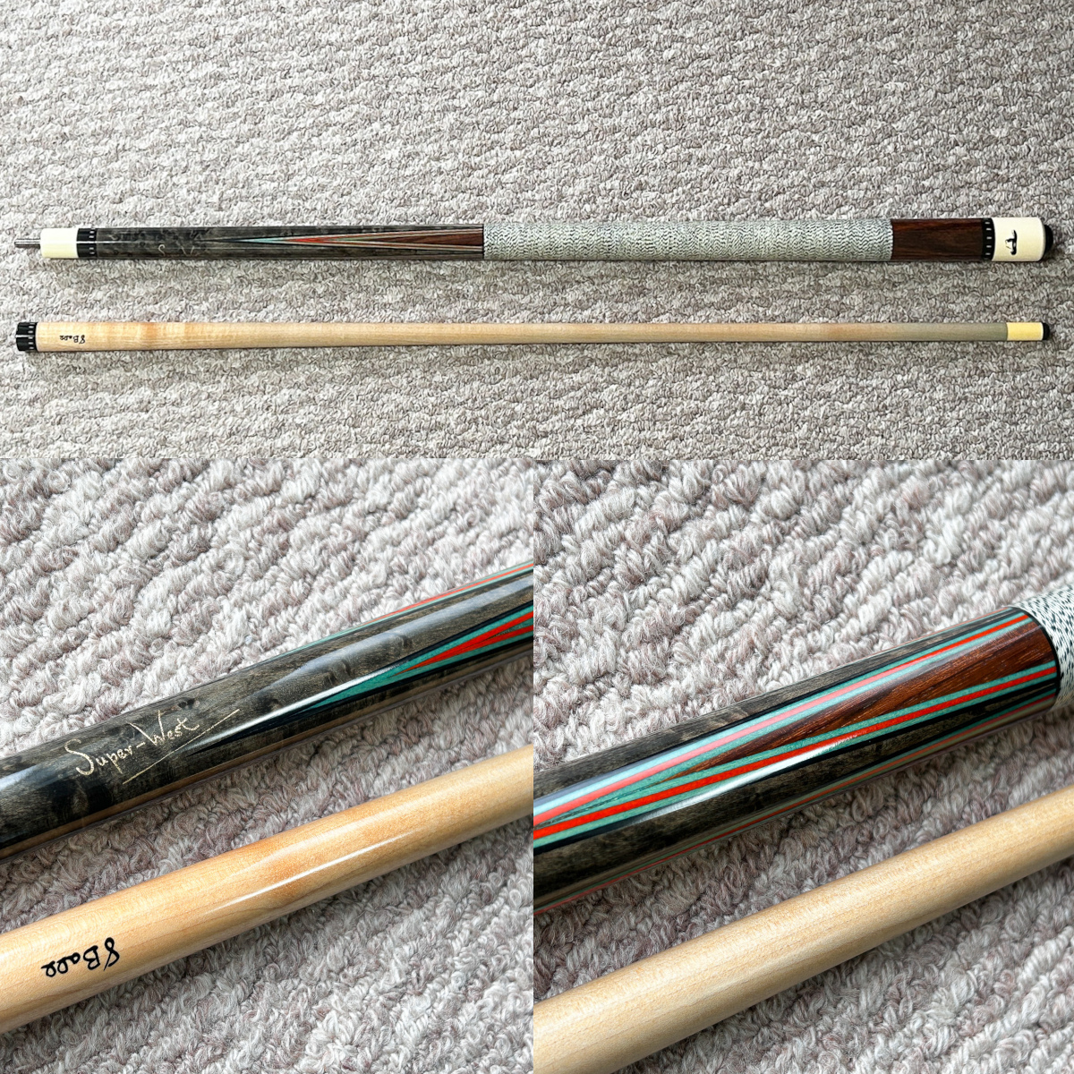 中古】アダム/ADAM AD-F06 ビリヤード キュー ケース付 中古品の落札