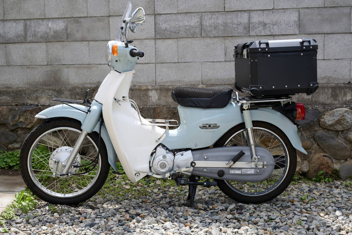 JA07 スーパーカブ110 プコブルー 後部カウル セット 140サイズの落札