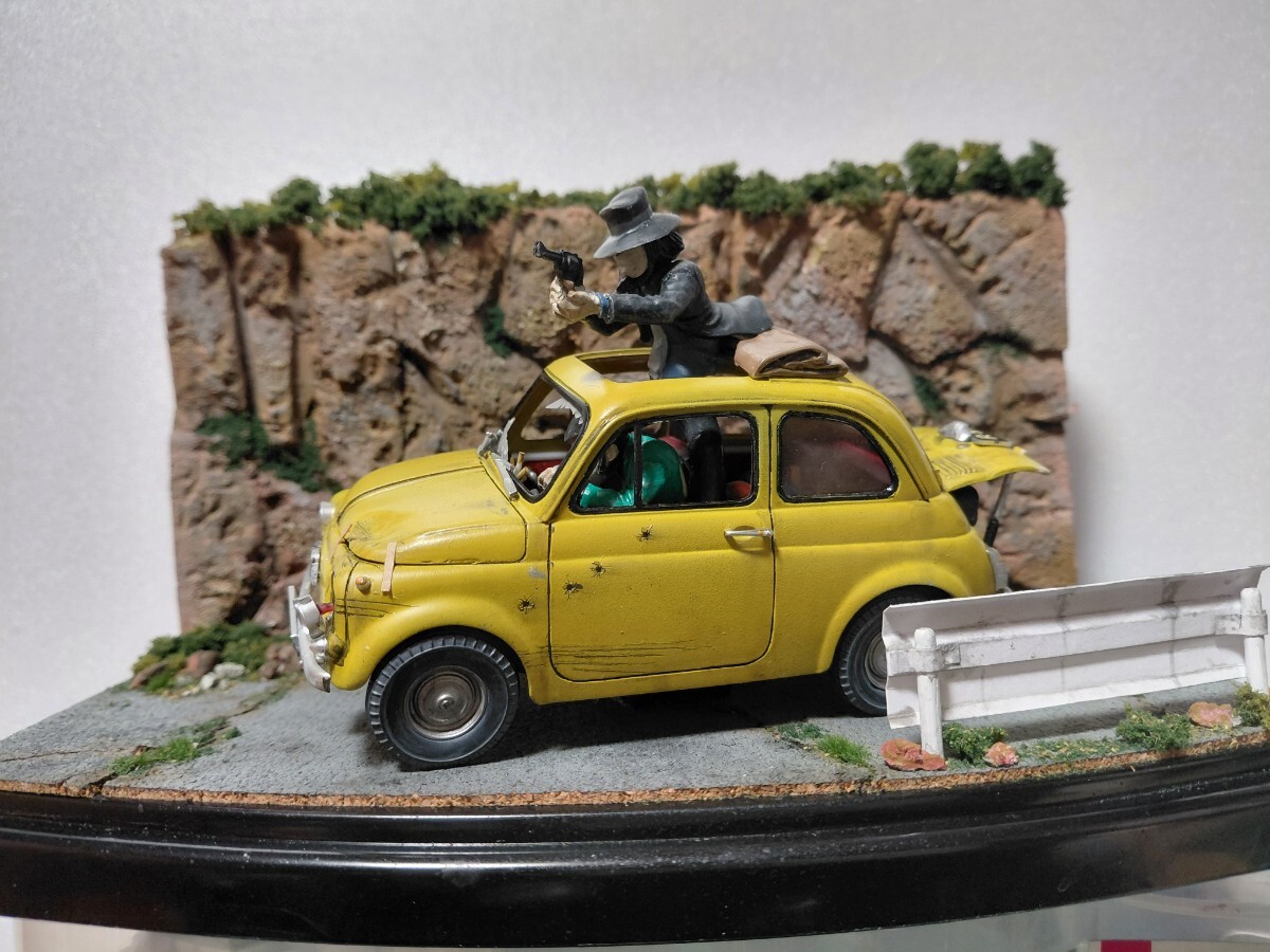 ☆グンゼ産業 1/24 クラリス シトロエン 2CV 逃走 未組立 検