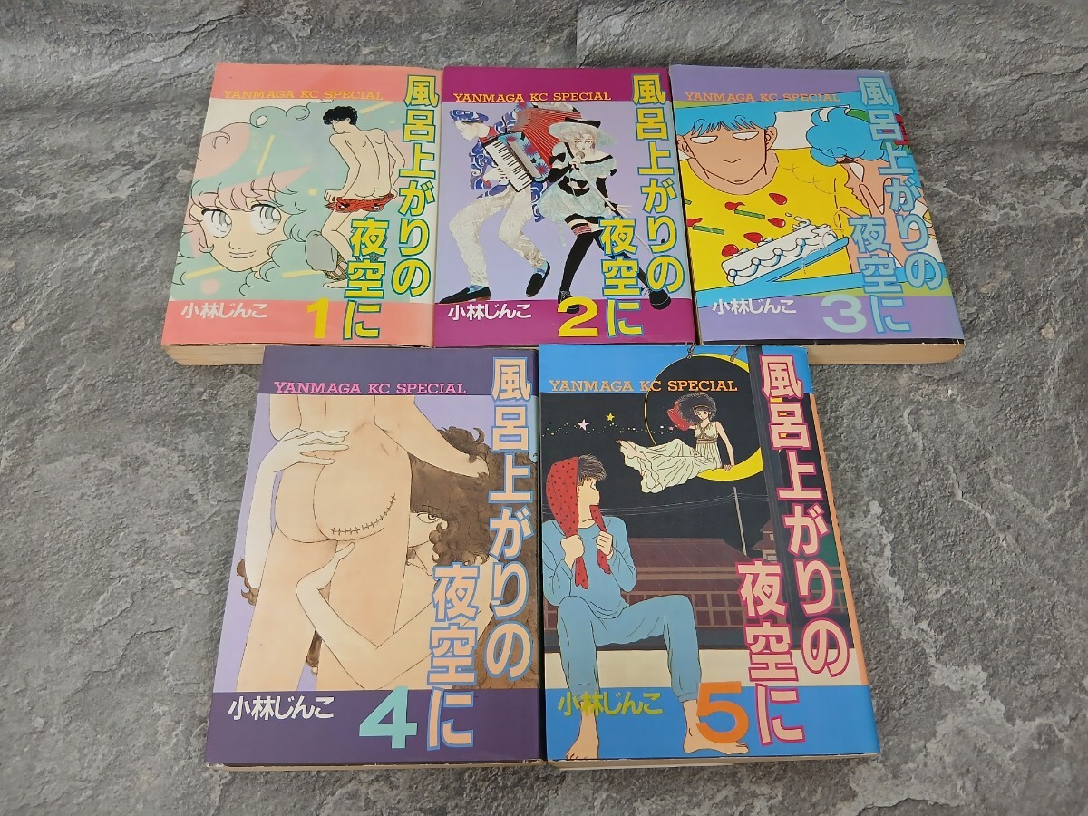 ☆即決 風呂上がりの夜空に ワイド版 全5巻完結セット 小林じんこ 【何 