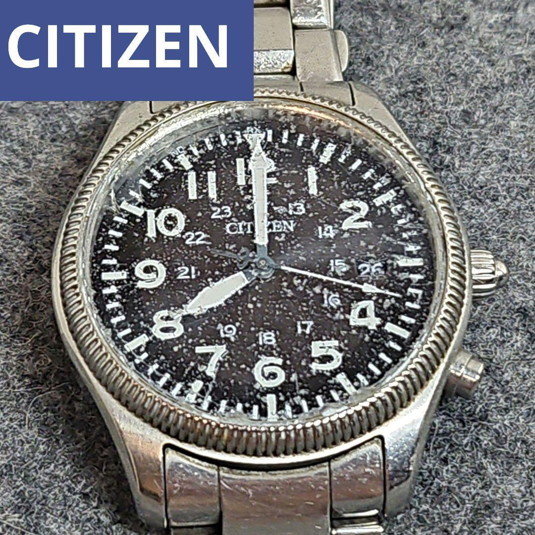 希少 美品 CITIZEN ECO DRIVE シチズン エコドライブ パイロット