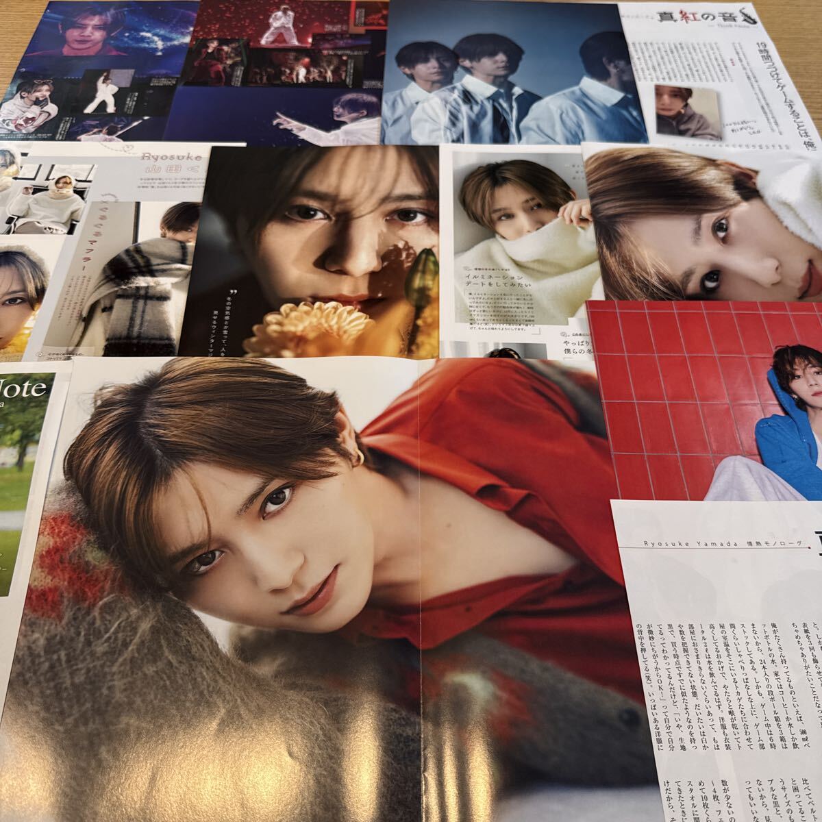 切り抜き】Hey!Say!JUMP 有岡大貴＆伊野尾慧 with連載 Boys,be