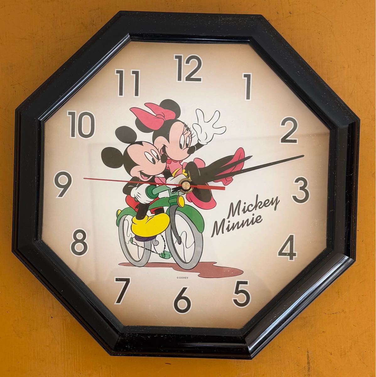 中古】ディズニー ミッキーマウス 八角 からくり時計☆メロディ12曲 光