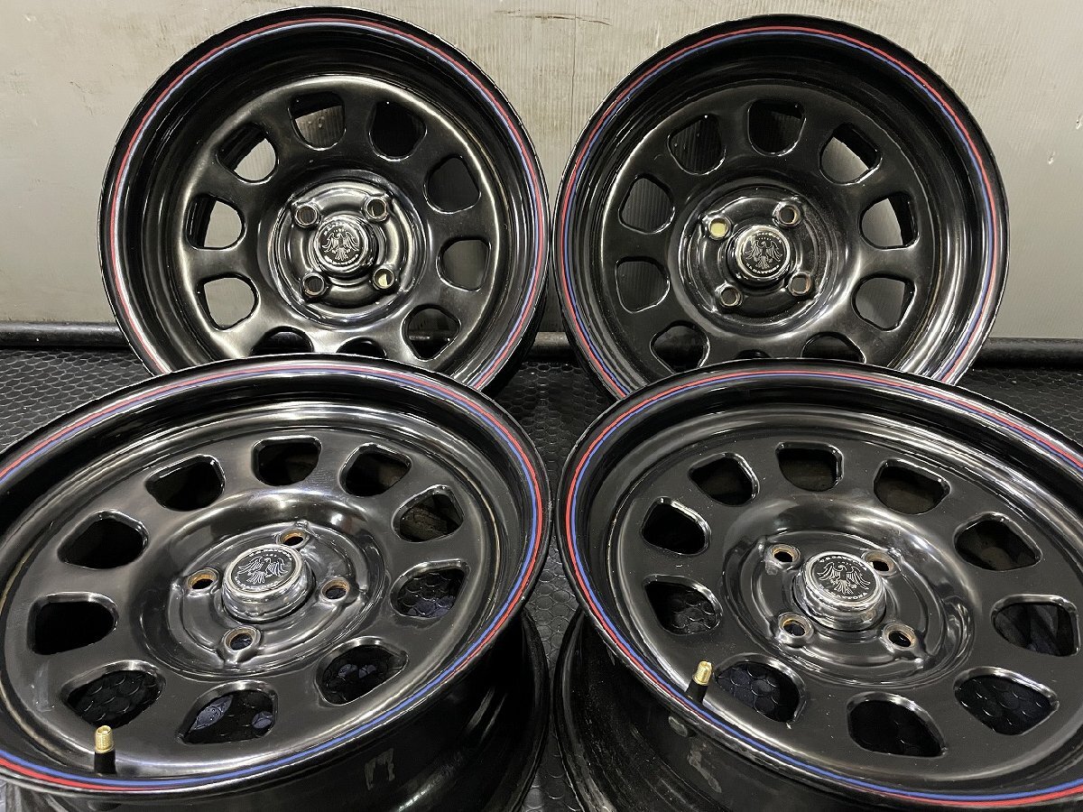 デイトナ U.S.Daytona PCD100 15インチ 7J +20 4穴 タイヤ付き