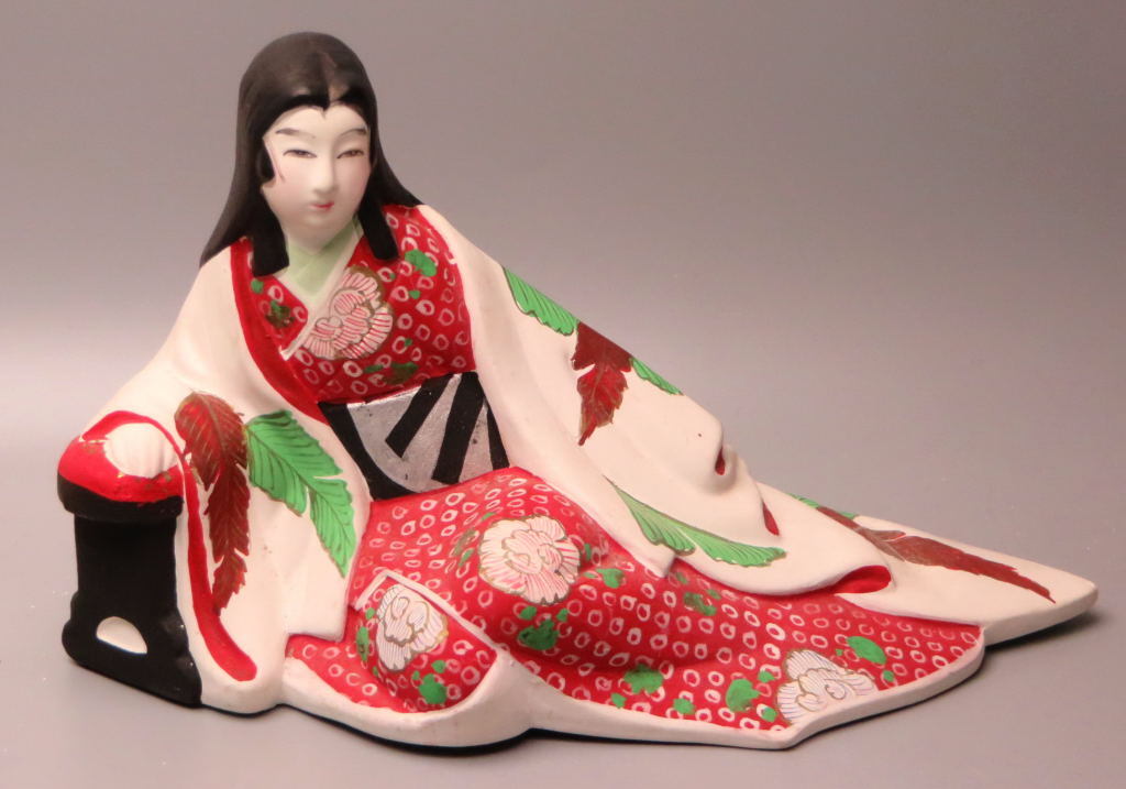 中古】人形師 中村信喬作「福の神」博多人形 共箱 / 日本人形桃童子
