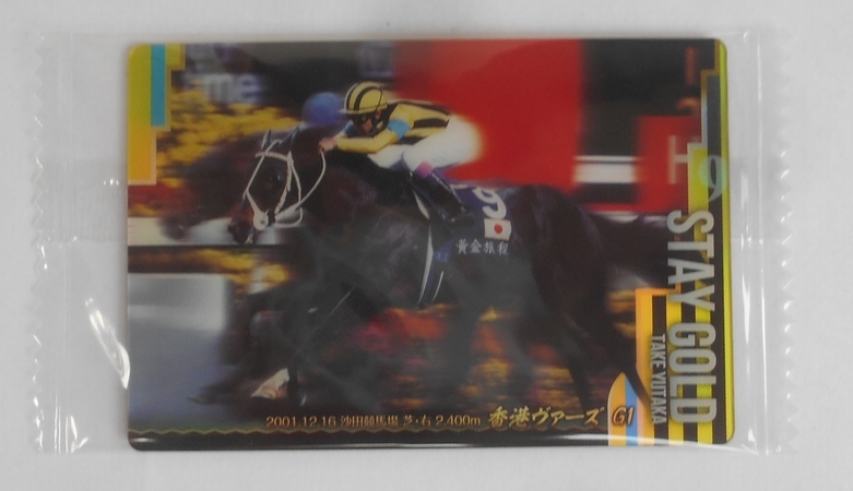 新品】競馬 香港ヴァーズ 芝2400M 黄金旅程 ステイゴールド 未使用品