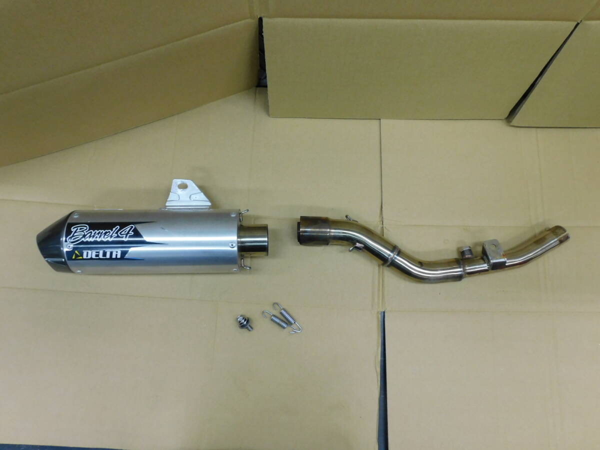 ○中古品○DR250R/ジェベル250XC用 DELTA製 バレル4 スリップオン