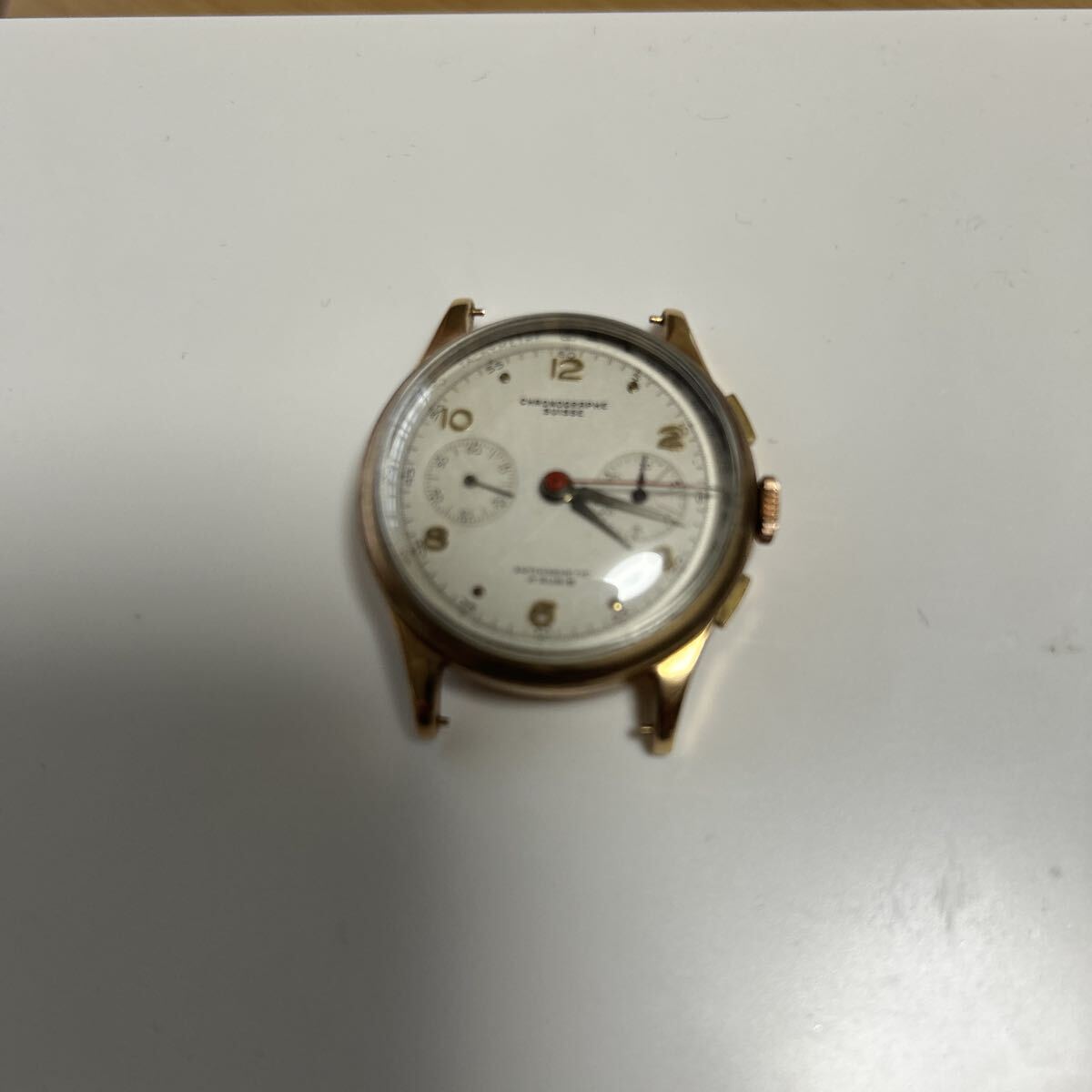 中古】RELAX リラックス クロノグラフ クォーツ アンティーク調 腕時計