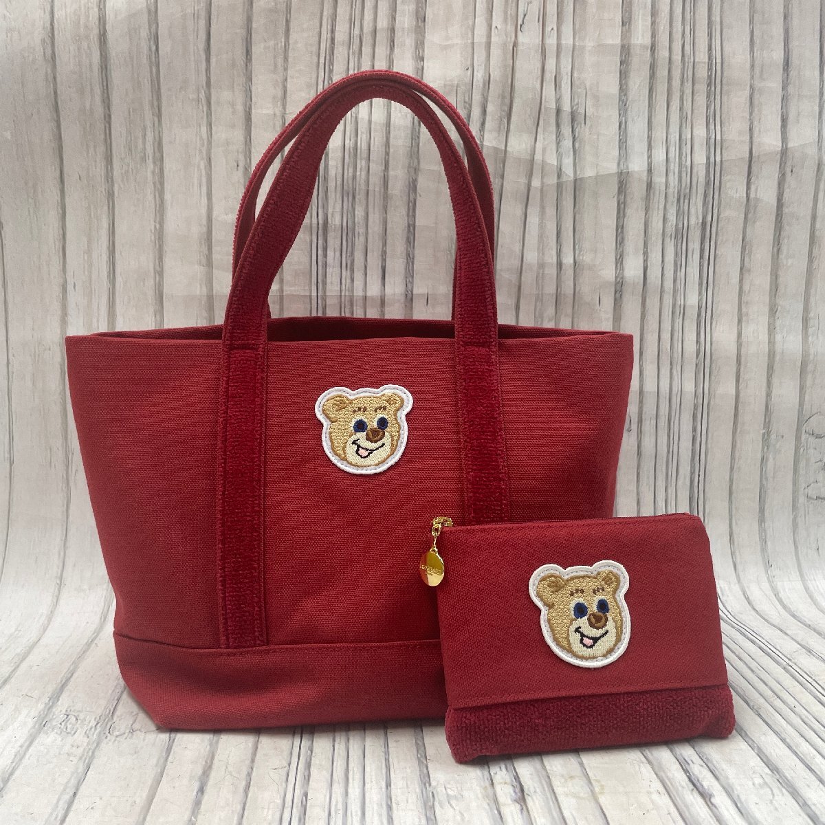 限定 希少 美品 FEILER フェイラー オールドテディ 【LOVERARY】トート
