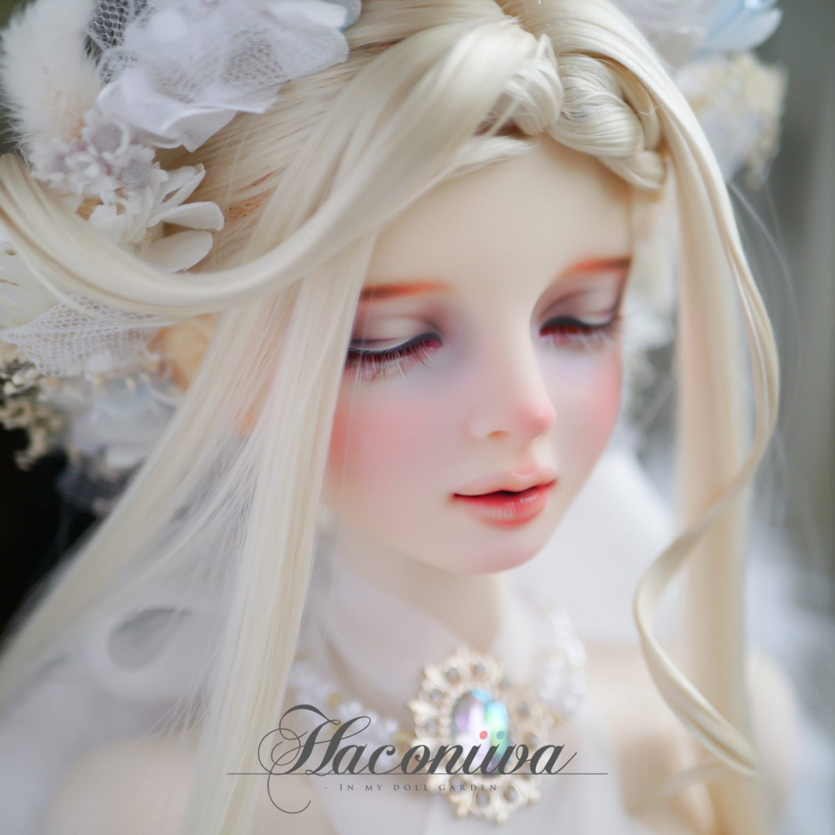 球体関節人形 単眼ドール エルフ耳 1／6 ドール 素体 set メイク済の