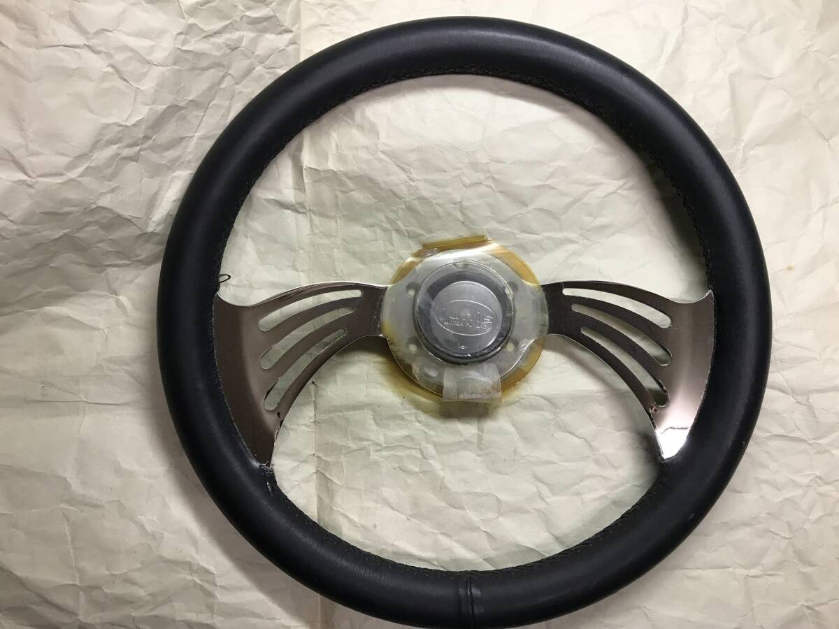 美品『junis』ウッドハンドル 35Φ ジャニス ウッドステアリング 旧車