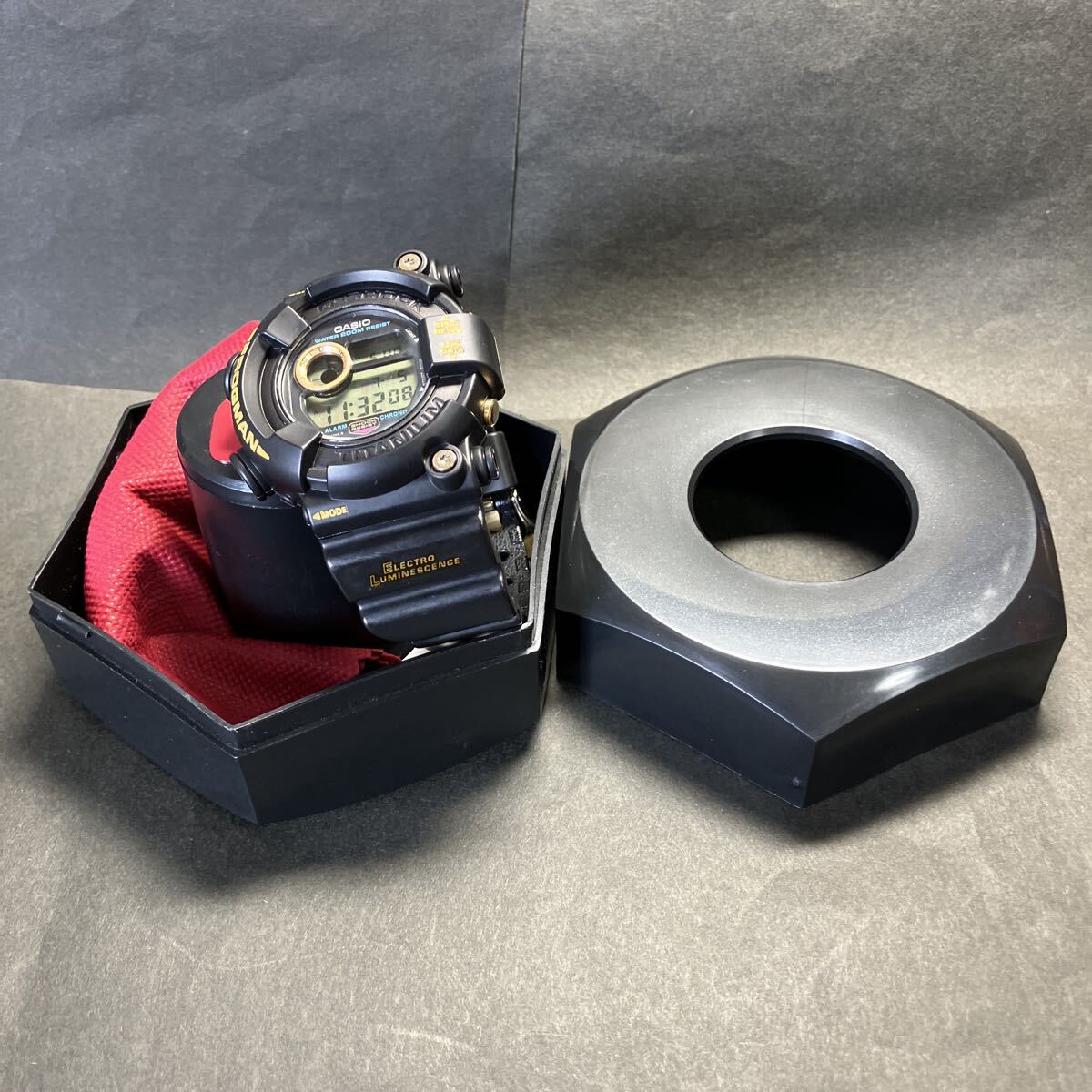 ハンドメイド品】□DW6300・初代フロッグマン用自作レジン製ベゼルの