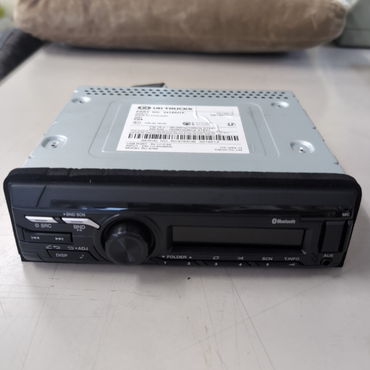 新品】ニッサン・クオン・ UD純正 オーディオ・（RC-9465） トラック