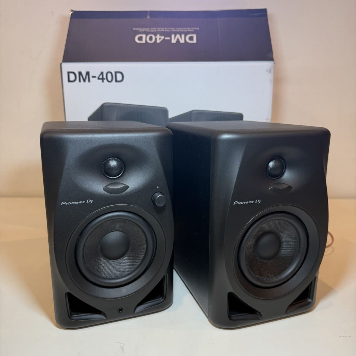 中古：PIONEER RM-07 ペア、モニタースピーカー、美品、パワード、同軸