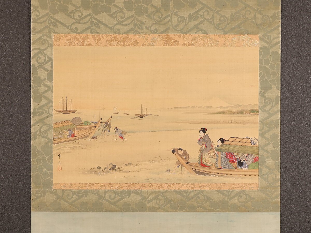 浮世絵 一勇齊 版画 木版画 本朝武優鏡 平知盛 江戸後期 浮世絵師 歌川