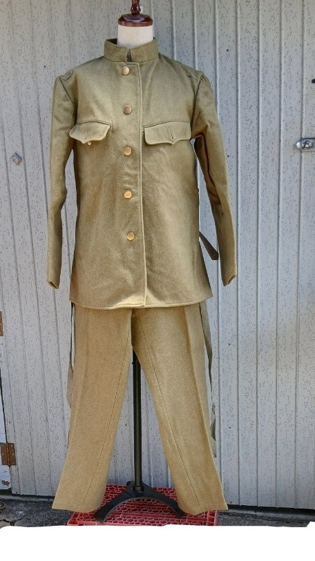 大日本帝国陸軍【チェッコ式 軍帽】複製品/青年将校/顎紐と汗止めは革