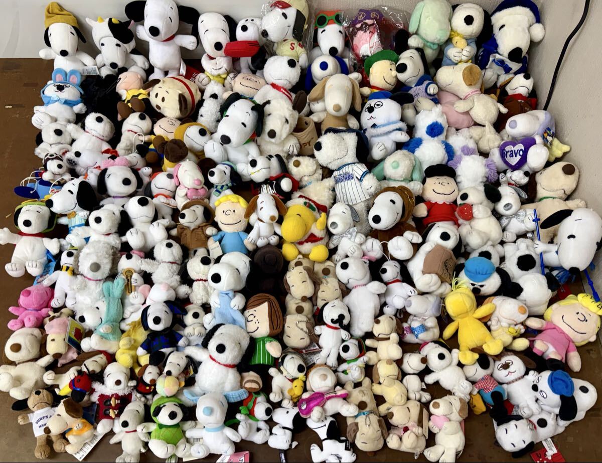 新品　スヌーピー　ぬいぐるみ　まとめ売り　レア　大量　ピーナッツ レア☆スヌーピー/SNOOPY ぬいぐるみ 特大○昭和レトロ○30年以上前