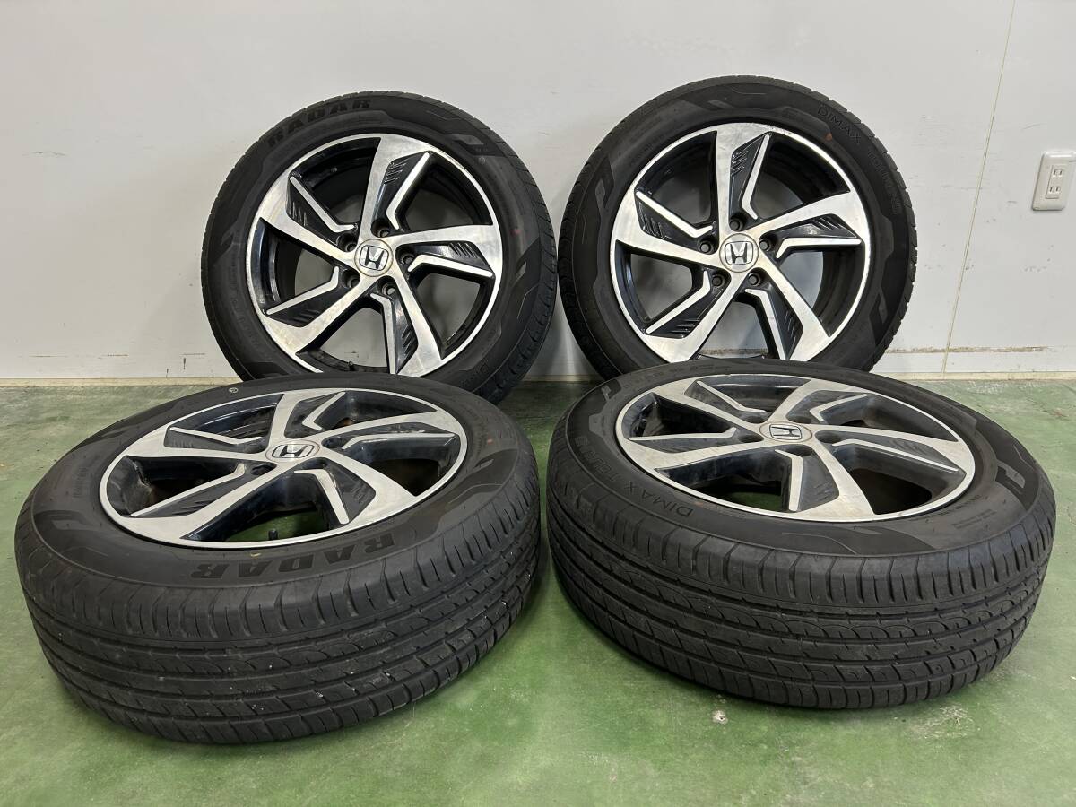 中古】WORK レイバー RYVER Touring EXE 17インチ 7J+50 5穴 PCD114.3