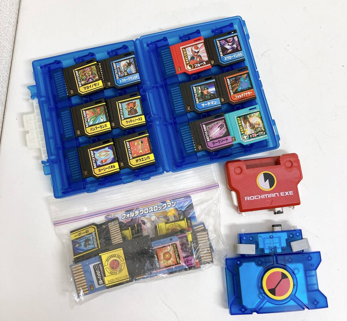 激レア ロックマンエグゼ フォルテクロスロックマン ブルースカオス