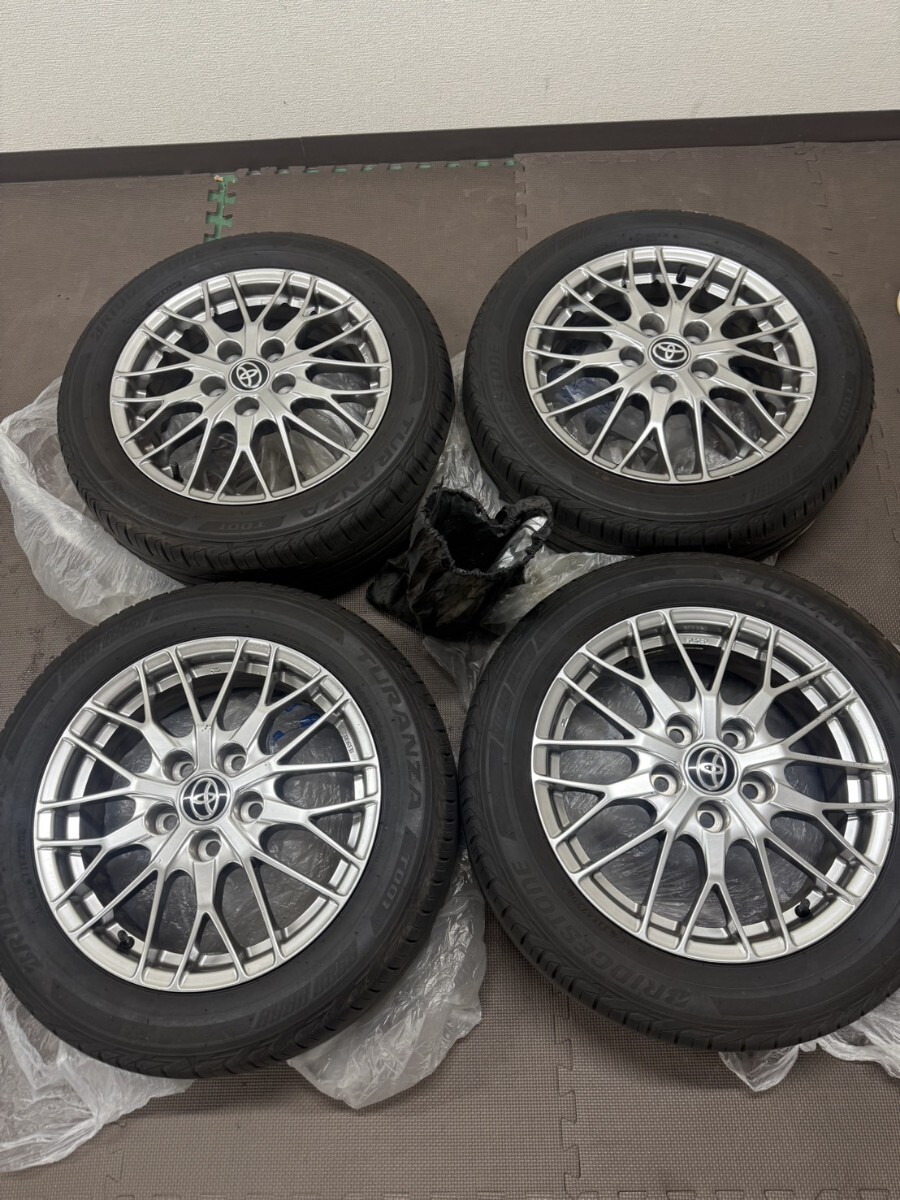 やや傷や汚れあり】トヨタ 90 ノア 純正16インチホイールキャップ 4枚