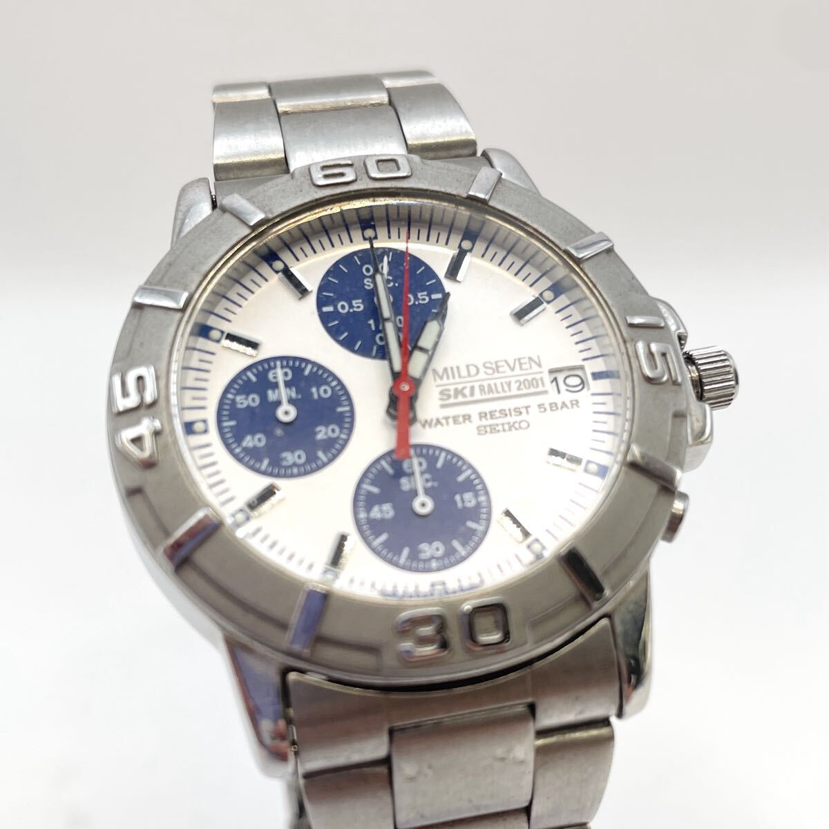 新品】【SEIKO】未使用品 動作未確認 SEIKO V657-9030 クロノグラフ