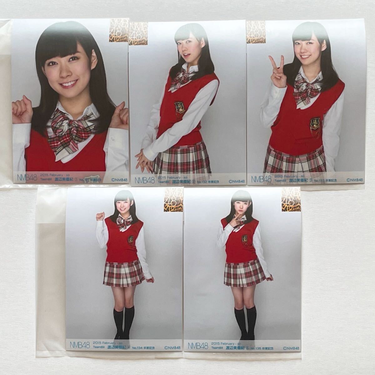 美品 NMB48 渡辺美優紀 L判写真30枚セットまとめ売り マル秘お楽しみ
