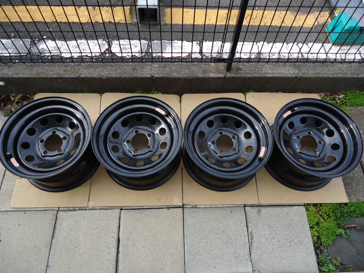 15×8J 4H PCD100 4穴 15インチ ホイール 鉄チン (デイトナ アメリカン