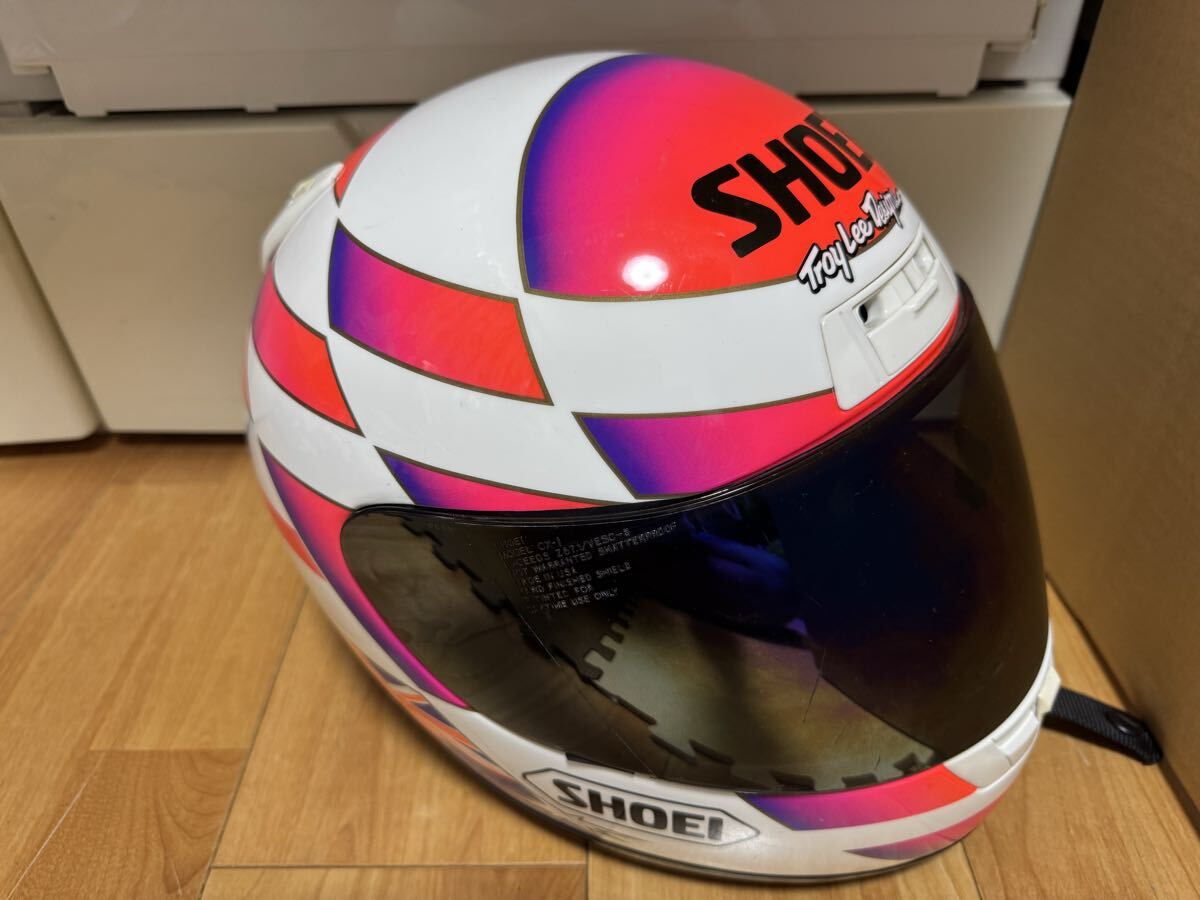 SHOEI X-8 ワイン ガードナー 選手 レプリカ ヘルメット 内装洗浄修理