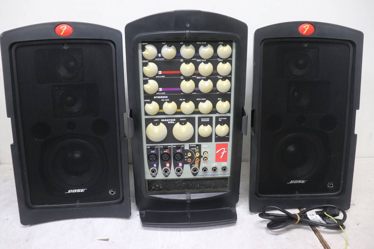 □状態良好!! BOSE/FENDER ボーズ/フェンダー ポータブルPAシステム