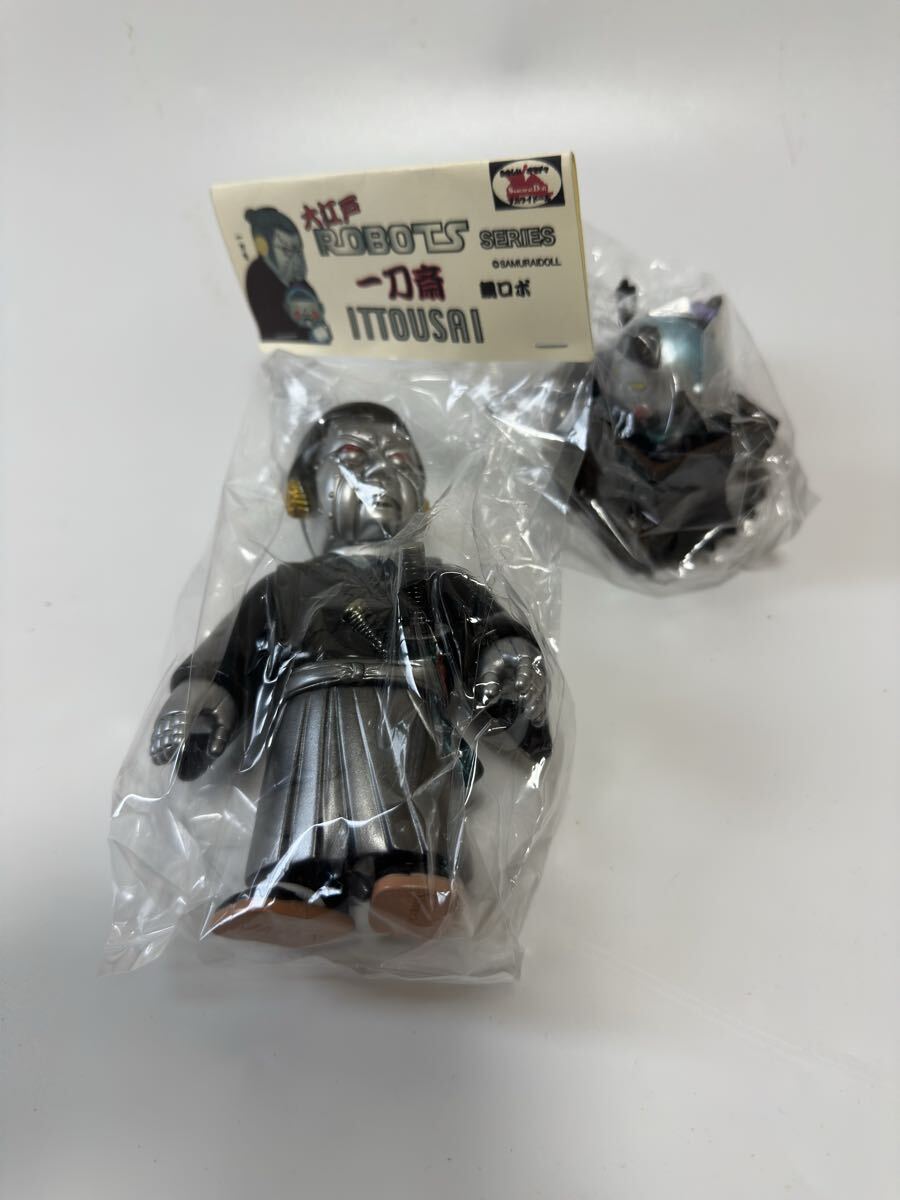新品】大江戸ROBOTS 座頭ロボ 双六 ブルー samuraidoll ソフビ sofvi