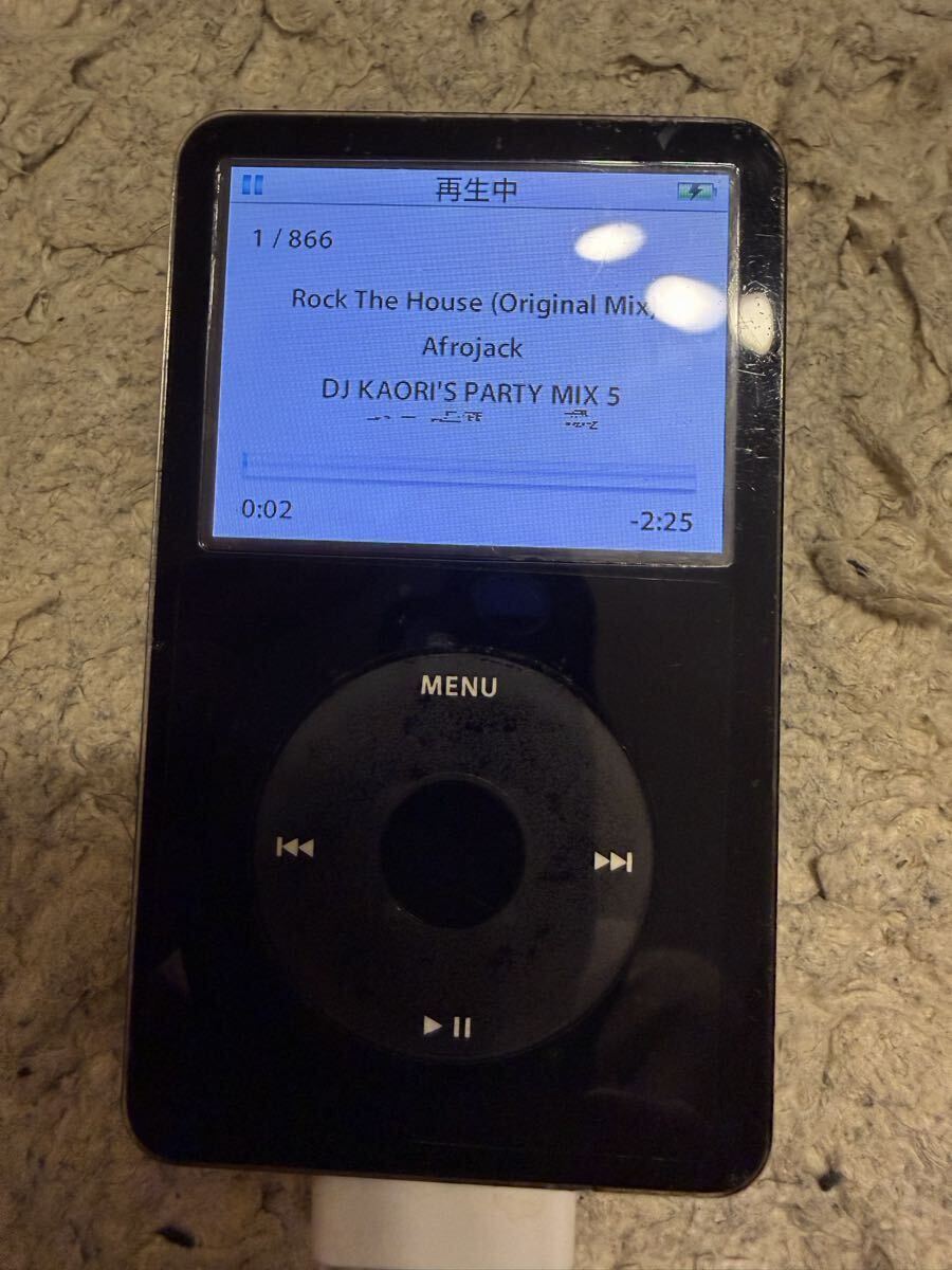 iPod classic 160GB シルバー MC293J/A バックパネル新品/バッテリー