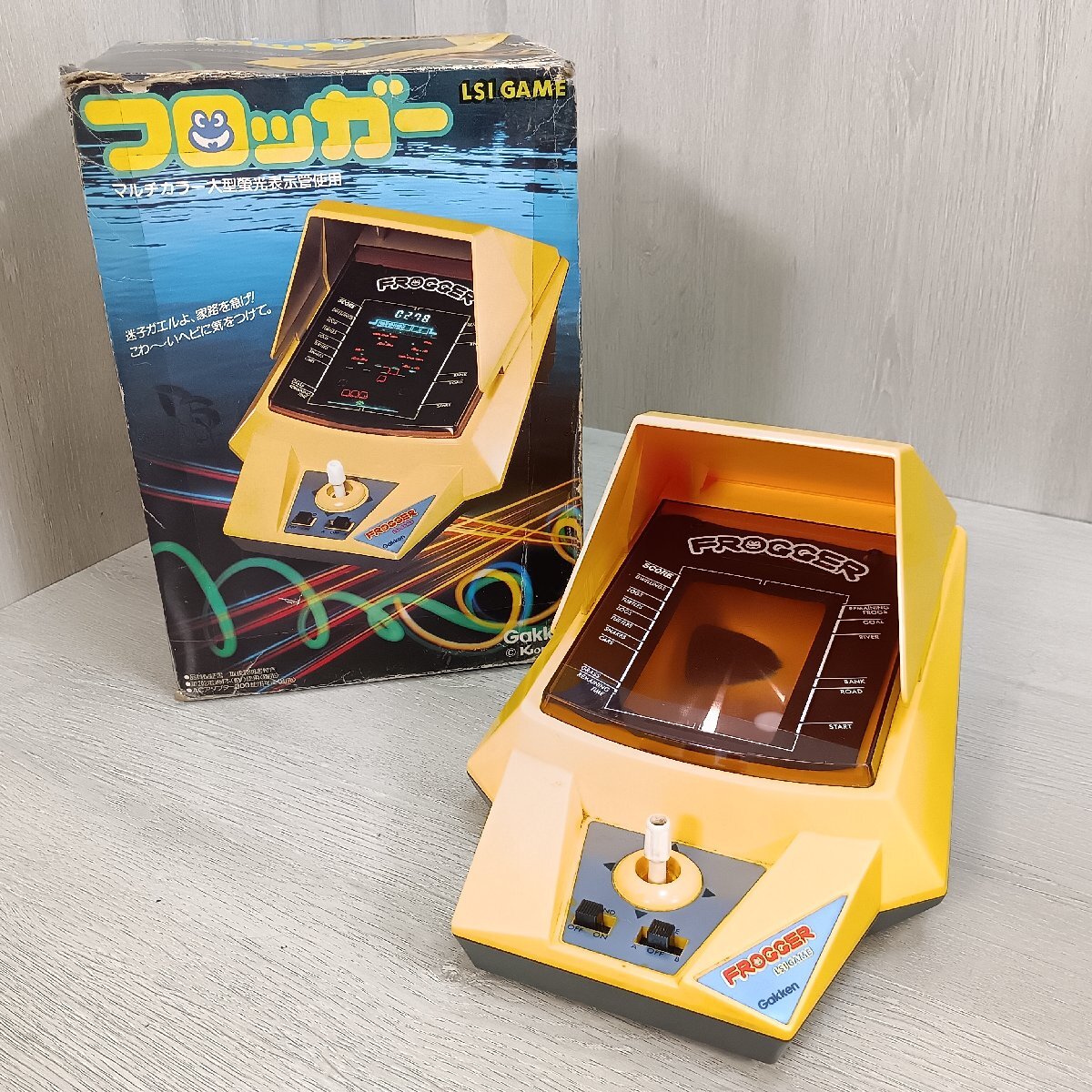 レトロ☆動作品☆学研 フロッガー☆LSIゲーム☆Gakken FROGGER☆LSI